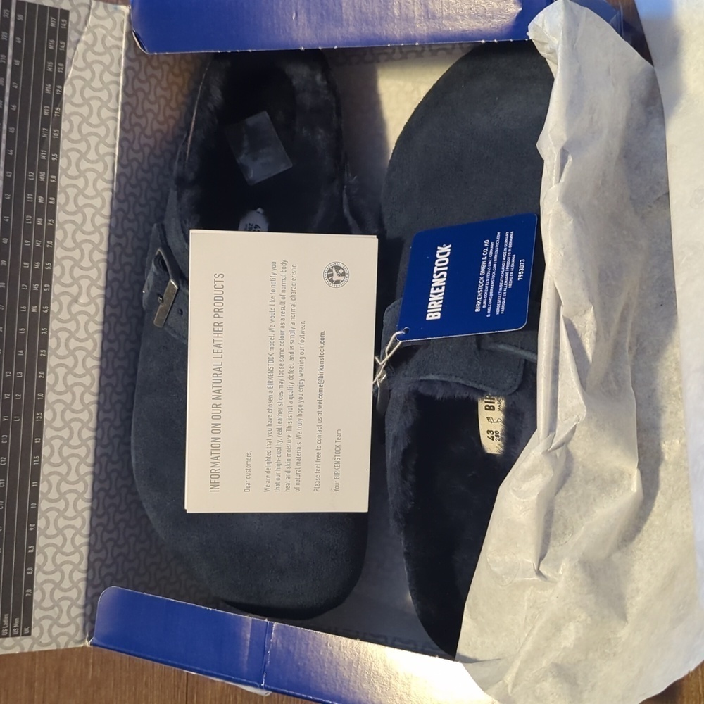 Birkenstock Boston Shearling Suede Leather (Unisex) - Picture 8 of 9